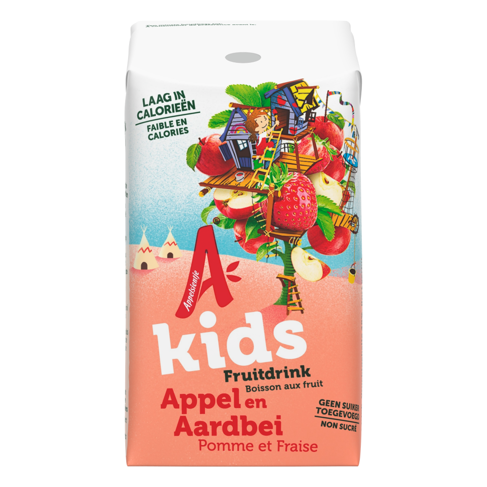 Kids Aardbei-Appel Drink